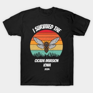 I survived the cicada invasion Iowa 2024 T-Shirt